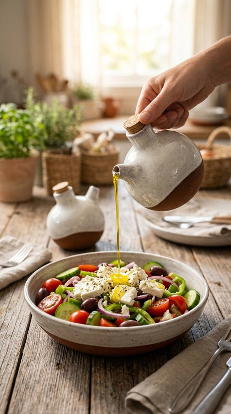ظرف آبلیموخوری تکنسخه فیدار روی میز ناهارخوری مدرن در کنار ظرف سالاد.